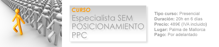 Curso Mallorca Experto en posicionamiento web natural, curso posicionamiento Mallorca