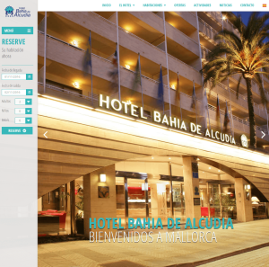 Desarrollo Web el hotel Bahia de Alcudia
