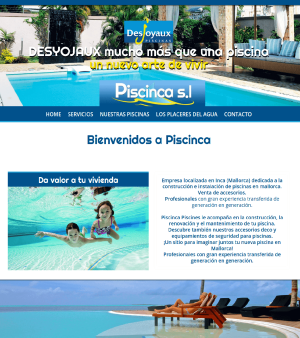 Diseño Web para a medida para Piscinca