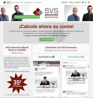 Diseño y desarrollo Web a medida para asesoria en Palma